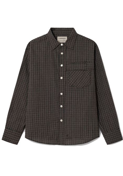 camicia beck snap uomo marrone CARRER | BECK SNAP SHIRTBROWN